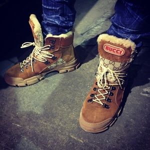 Gucci Flashtrek Shearling Boots EUR43/US M9/W11